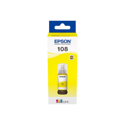 ČRNILO EPSON 108 RUMENA za EcoTank L8050