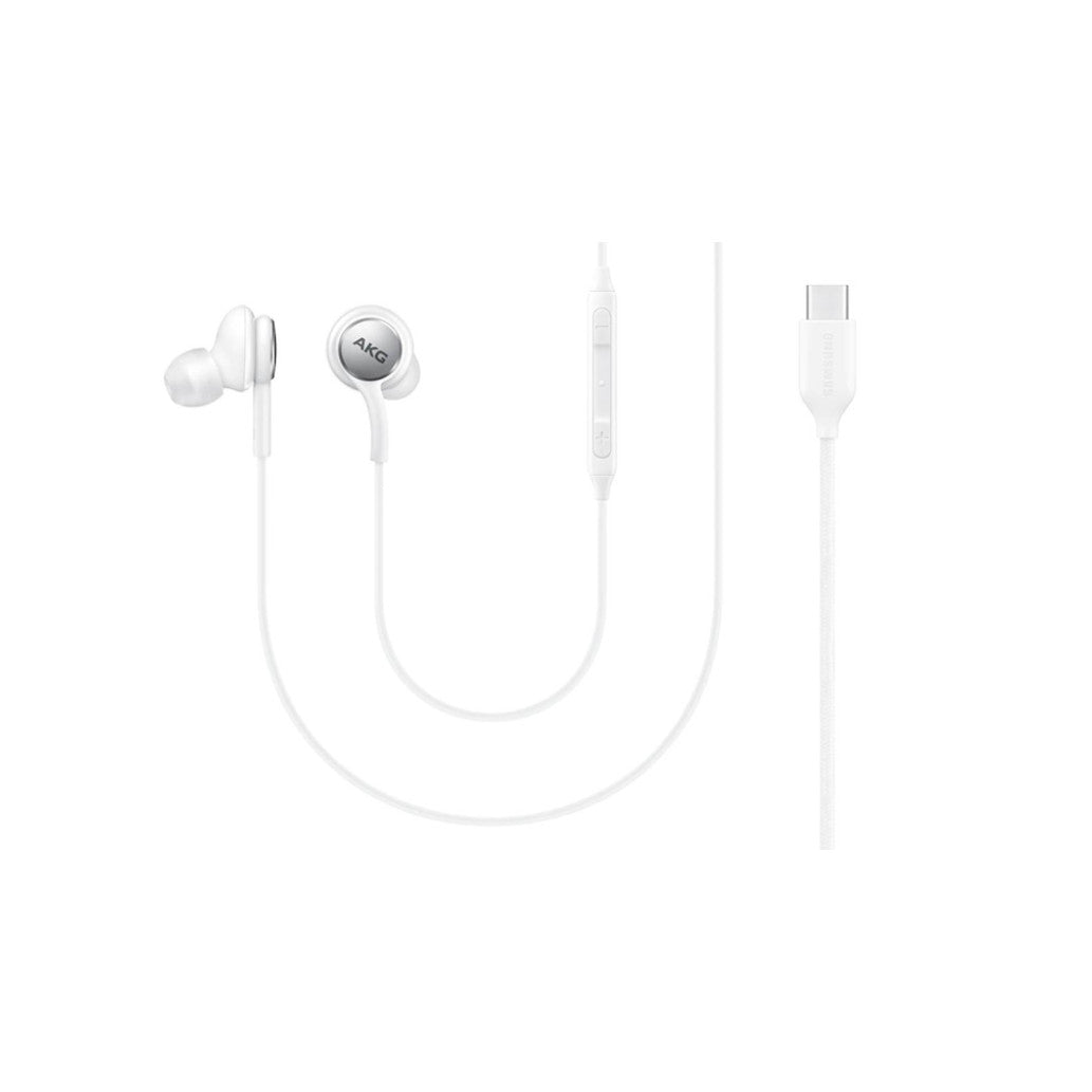 Slušalke žične Samsung ušesne z mikrofonom USB-C EO-IC100 bele (EO-IC100BWEGEU)