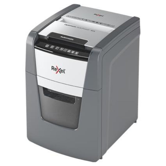 Uničevalec dokumentov Rexel 90X do 8 listov 20L 240 mm avtomatsko uničevanje do 90 listov
