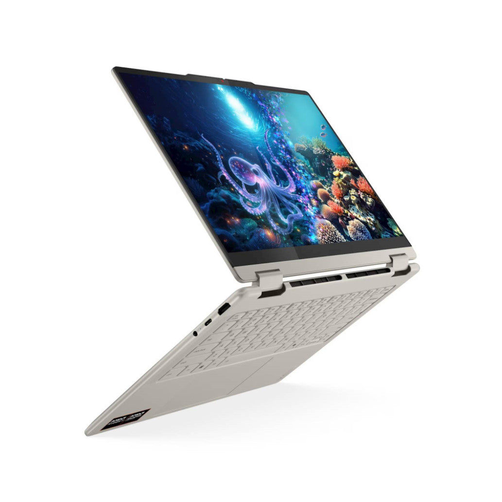 Prenosnik Lenovo 35,5 cm (14,0") Yoga 7 2-in-1 2880x1800 OLED na dotik 500nit 120Hz Ryzen AI 7 350/32GB/1TB/BL/AI Chip: 50 TOPs/ALU/AMD Radeon 860M/Win11Home (83JR00BFSC)