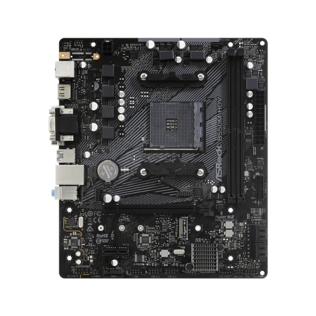 Osnovna plošča AM4 Asrock B550M-HDV microATX VGA DVI HDMI