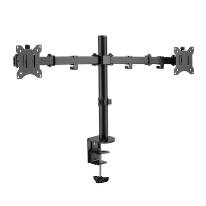 Nosilec za LCD monitor dvojni 33 - 82 cm (13"-32") do 8kg na roko - pritrditev na rob mize LogiLink (BP0098)