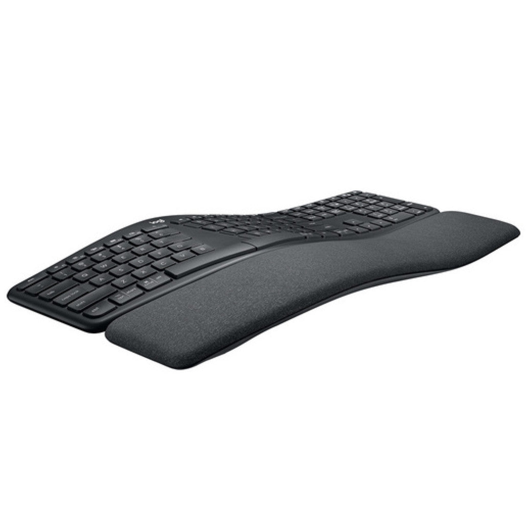 Tipkovnica brezžična + Bluetooth Logitech K860 Ergo International US | SLO gravura grafitna (920-010108)