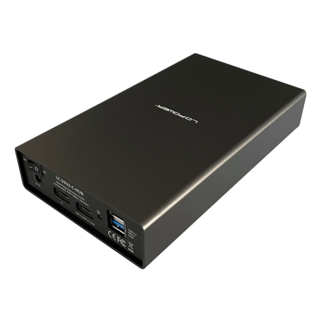 Ohišje za trdi disk 3,5 USB 3.2 Gen 2x1 LC Power LC-35U3-C-HUB