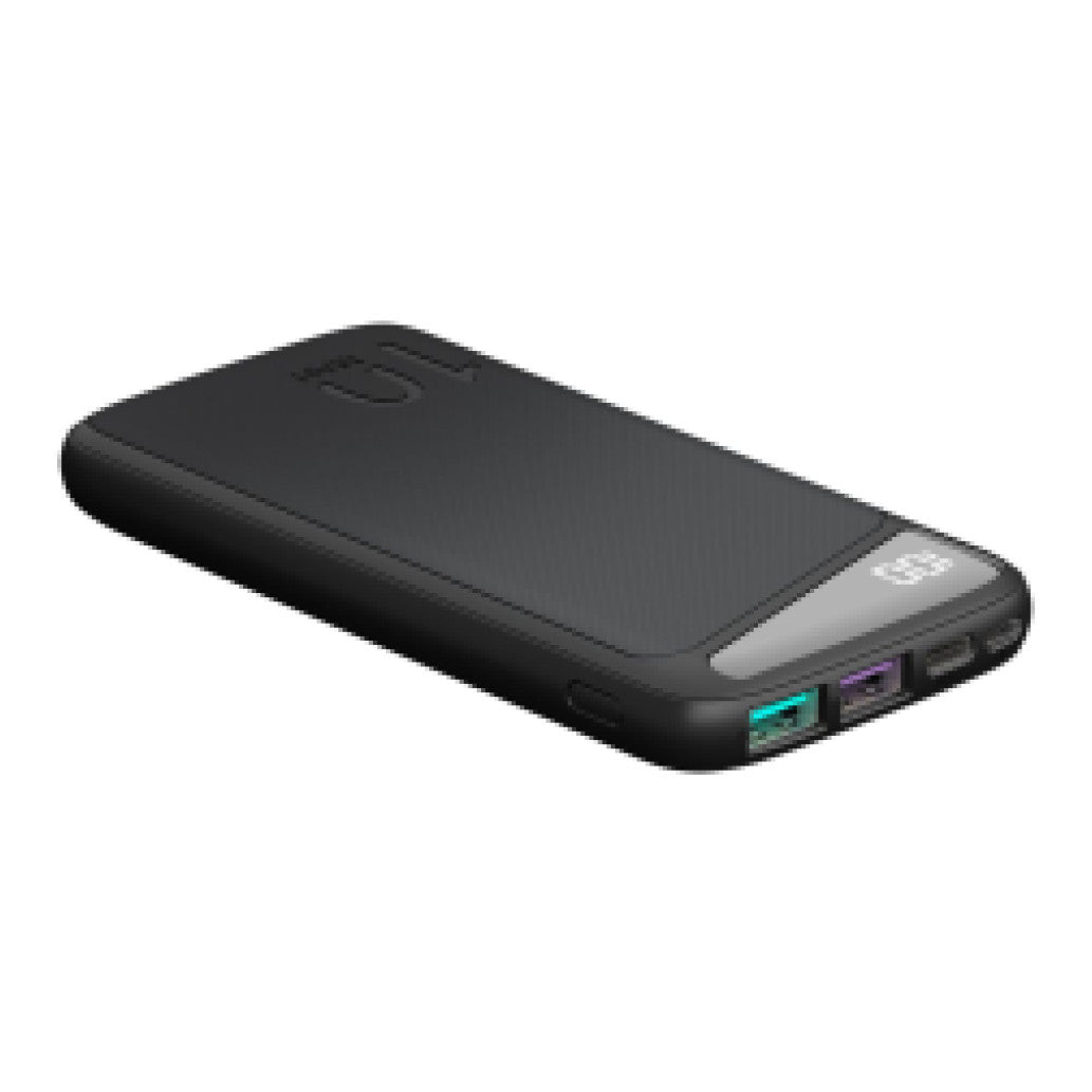 Prenosna baterija Goobay Super Charge 10000 mAh USB-C USB3.0 črna (53936)