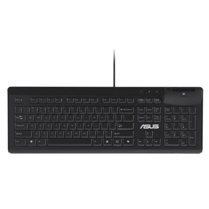 Tipkovnica Žična Asus KU100 s čitalcem kartic US | črna (90XB05E0-BKB010)