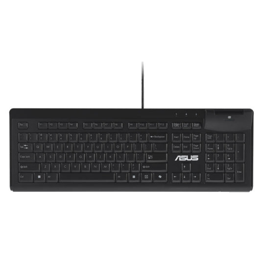 Tipkovnica Žična Asus KU100 s čitalcem kartic US | črna (90XB05E0-BKB010)