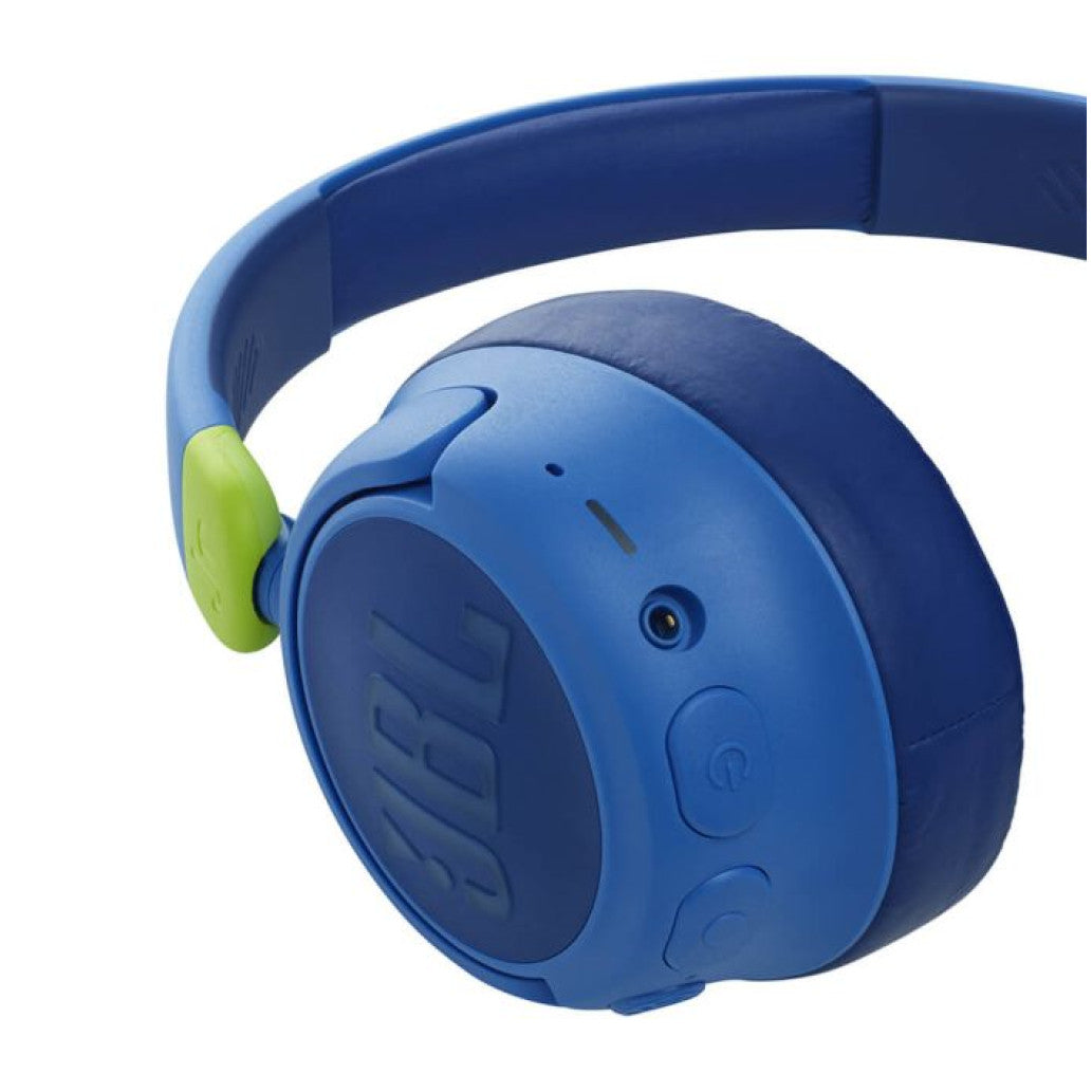 Slušalke brezžične JBL naglavne BT/1x3,5mm JR460NC modre Bluetooth otroške (JBLJR460NCBLU)