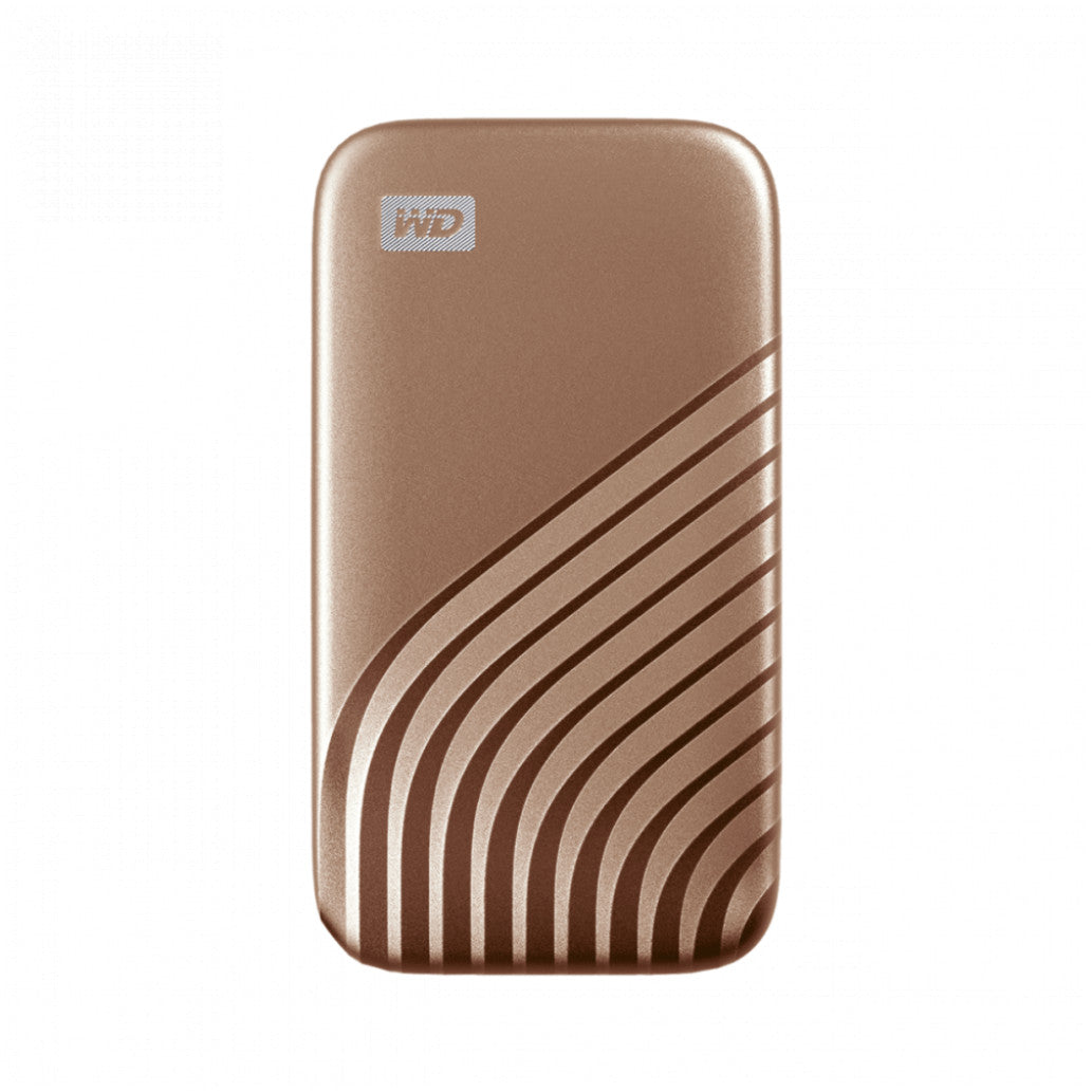 Prenosni SSD 2TB WD Passport 1500/1000MB/s, zlat (WDBAGF0020BGD-WESN)
