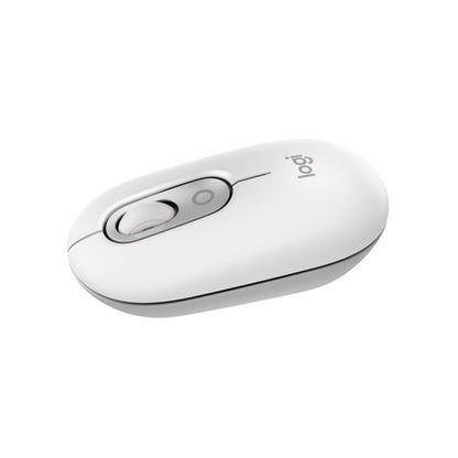 Miš brezžična + Bluetooth Logitech POP bela (910-007411)