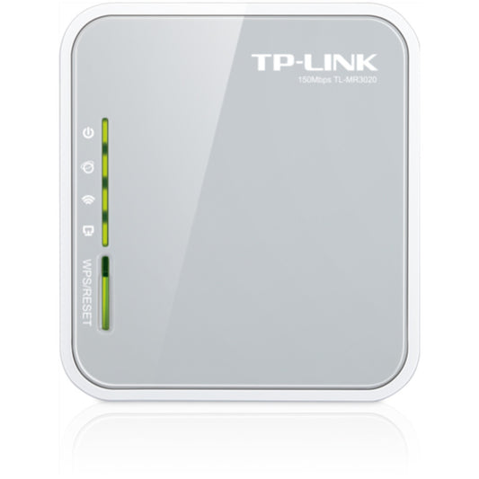 Usmerjevalnik brezžični TP-Link WiFi4 802.11n N150 150Mbit/s 3G/4G USB dongle mobilni 1xLAN 1x notranja antena (TL-MR3020)