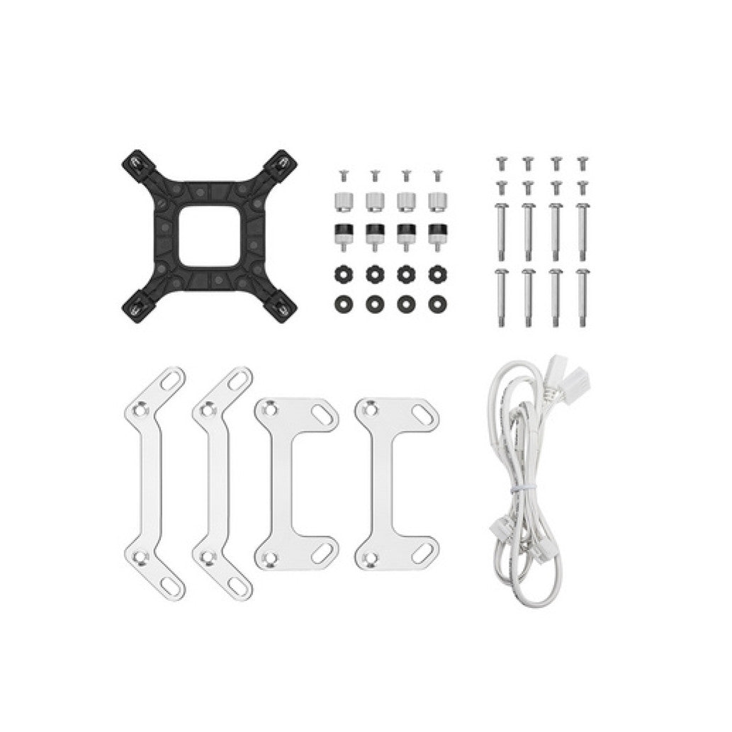 Vodno hlajenje DeepCool LM240 WH - 240mm ARGB bela (R-LM240-WHDMMC-1)