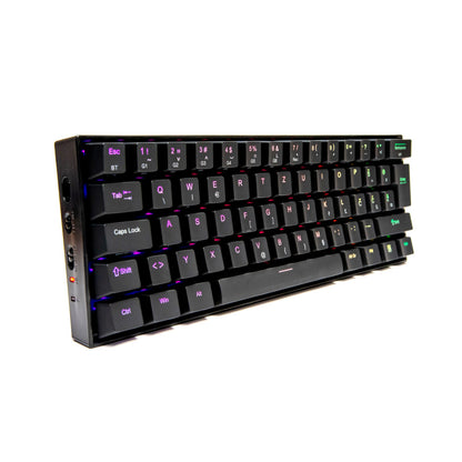 Gaming Tipkovnica USB-C Redragon DRACONIC K530 | SLO gravura črna RGB rjava stikala (10467)