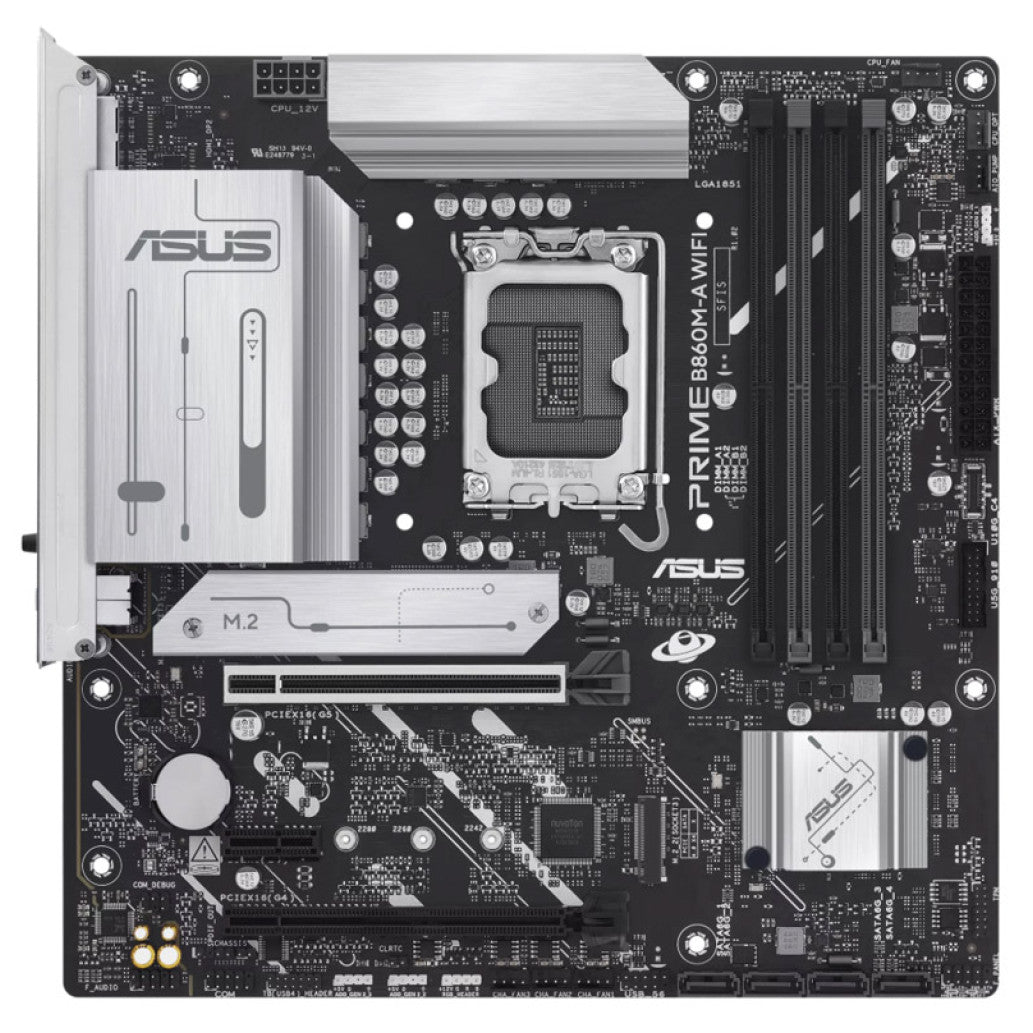 Osnovna plošča LGA1851 Asus B860M-A WiFi mATX HDMI 2xDisplayPort