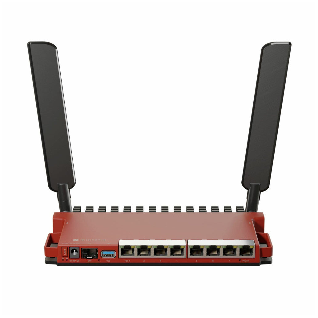 Usmerjevalnik brezžični Mikrotik L009UiGS-2HaxD-IN WiFi6 802.11ax AX600 1xPoE 8xLAN+1xSFP 2x antena (L009UiGS-2HaxD-IN)