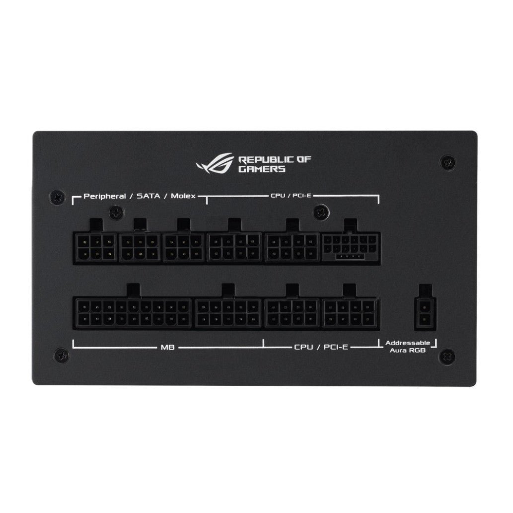 Napajalnik - 1200W Asus ROG STRIX Aura Edition 80Plus Gold 91% ATX12V Modular 140mm RGB črna (90YE00P0-90YE00P0-B0NA00)