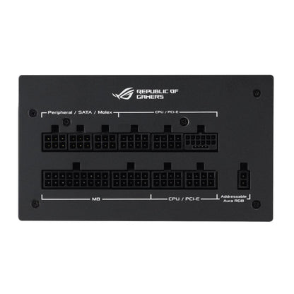 Napajalnik - 1200W Asus ROG STRIX Aura Edition 80Plus Gold 91% ATX12V Modular 140mm RGB črna (90YE00P0-90YE00P0-B0NA00)