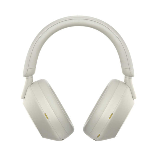 Slušalke brezžične naglavne Bluetooth stereo SONY WH-1000XM5 z mikrofonom - srebrne