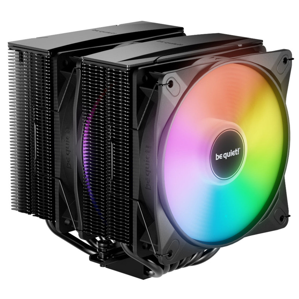 Zračni hladilnik be quiet! Pure Rock Pro 3 LX - 34,9 dB 155mm RGB črna (BK043)