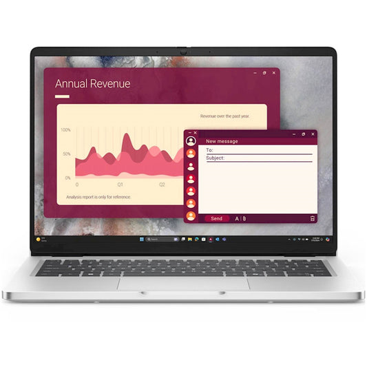Prenosnik DELL 35,5 cm (14,0") Pro 14 1920x1200 IPS 300nit Ultra 5-235U/16GB/512GB/BL/FP/ALU-ABS/Intel Graphics/Win11Pro (BTO106_PC14250_EMEA)