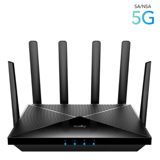 Usmerjevalnik brezžični Cudy P5 5G WiFi6 802.11ax AX3000 2402Mbit/s 5G 4xLAN 4x antena (P5_EU)