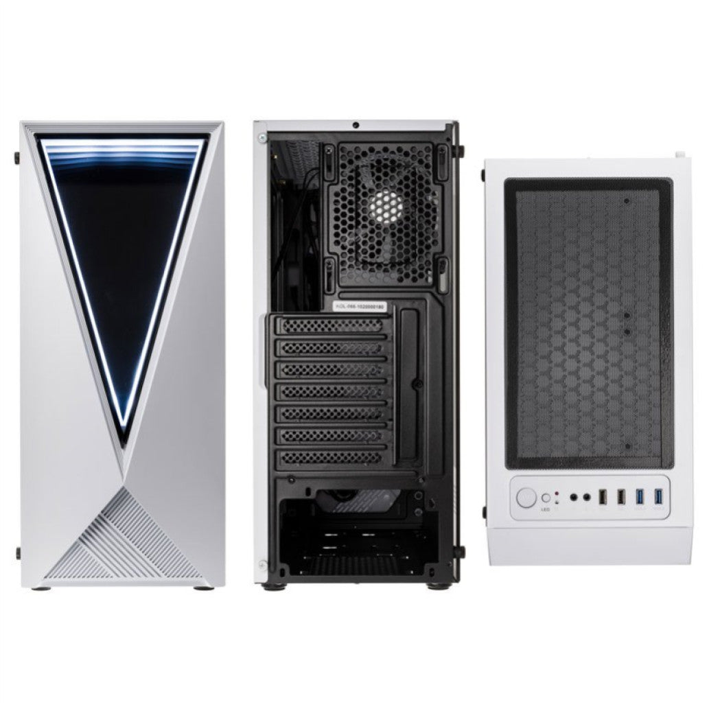 Ohišje Kolink VOID MidiATX - bela RGB