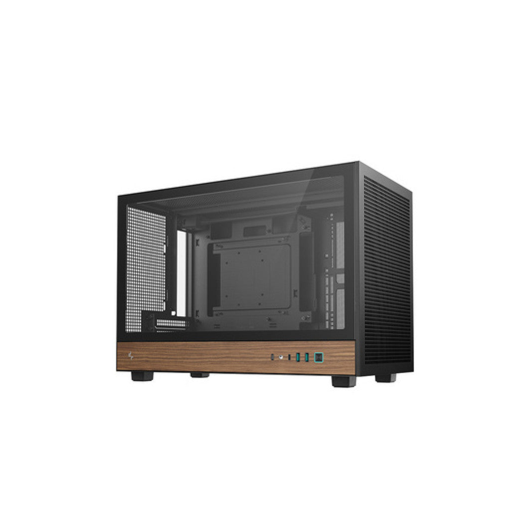 Ohišje Deepcool CH260 WOOD microATX - črna