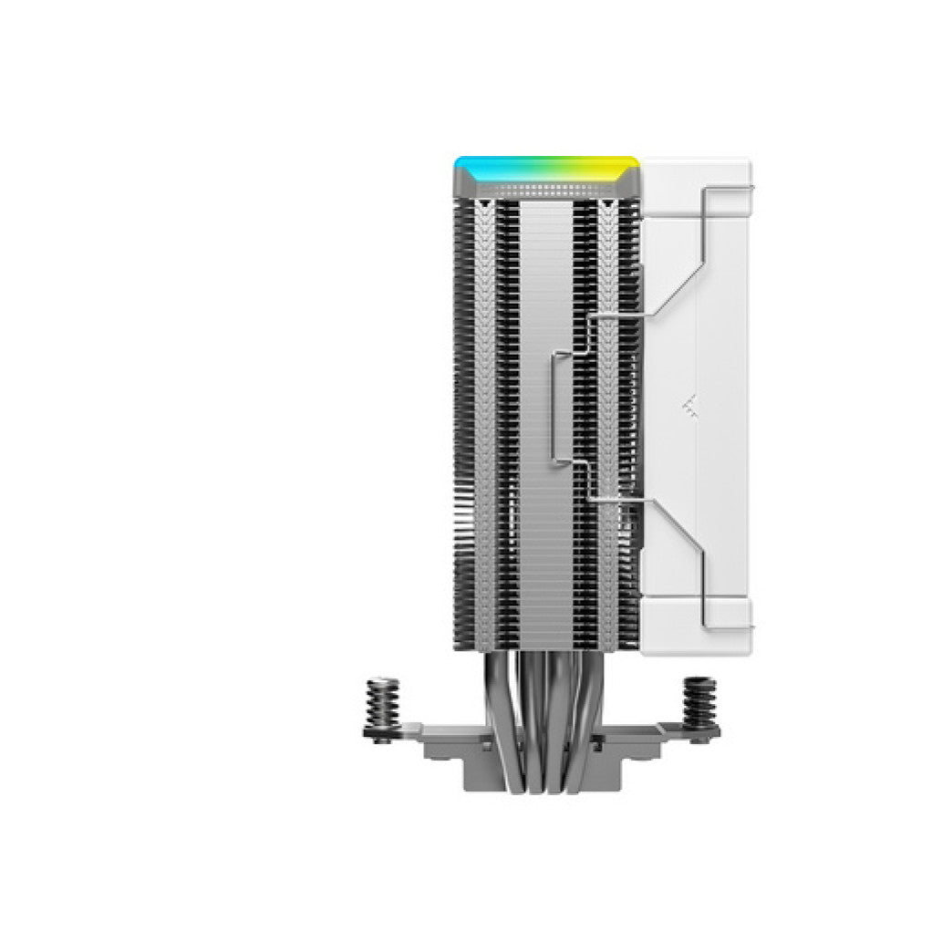 Zračni hladilnik DeepCool AK400 Digital - 120mm 28 dB 157mm ARGB bela (R-AK400-WHADMN-GJD)