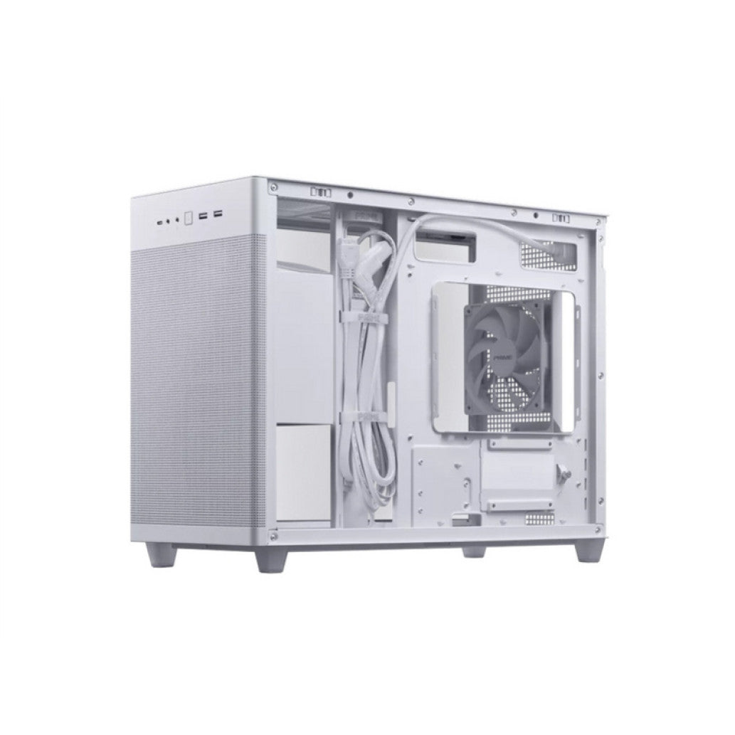 Ohišje Asus Prime AP201 - Seklena stranica miniATX - bela