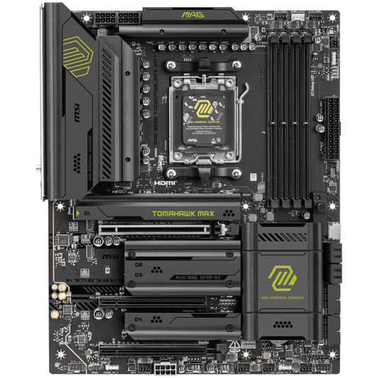 Osnovna plošča AM5 MSI MAG B850 Tomahawk Max WiFi ATX 1xHDMI