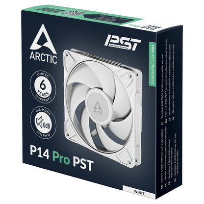 Ventilator Arctic P14 Pro PST 140mm bela