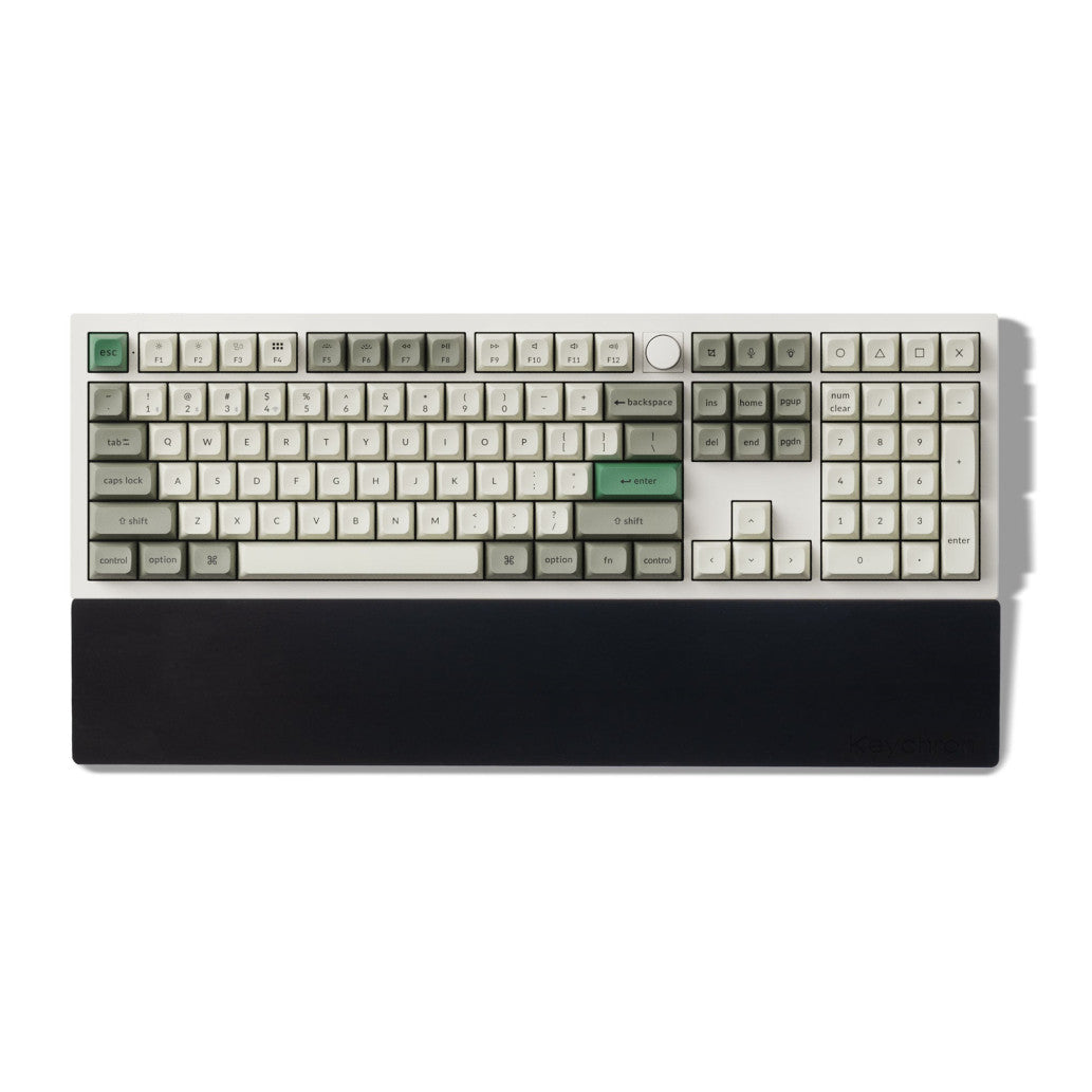 Keychron naslon za zapestja za K10 Pro / K10 Max / Q6 / Q6 Pro / Q6 Max / Q6 HE / V6 / V6 Max Črna (PR52)
