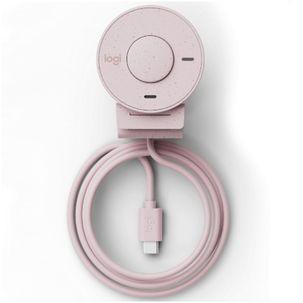 Spletna kamera Logitech Brio 300 2MP FHD 30FPS 70° USB-C roza (960-001448)