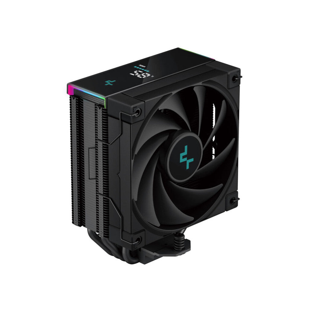 Zračni hladilnik DeepCool AK400 Digital - 120mm 28 dB 156mm ARGB črna (R-AK400-BKADMN-G)