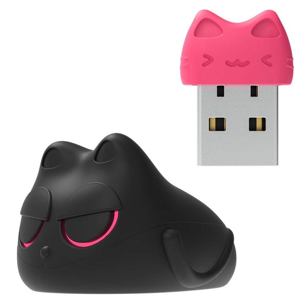 Gaming miška brezžična WLMOUSE Beast Miao , črna-roza (GAMO-1360)