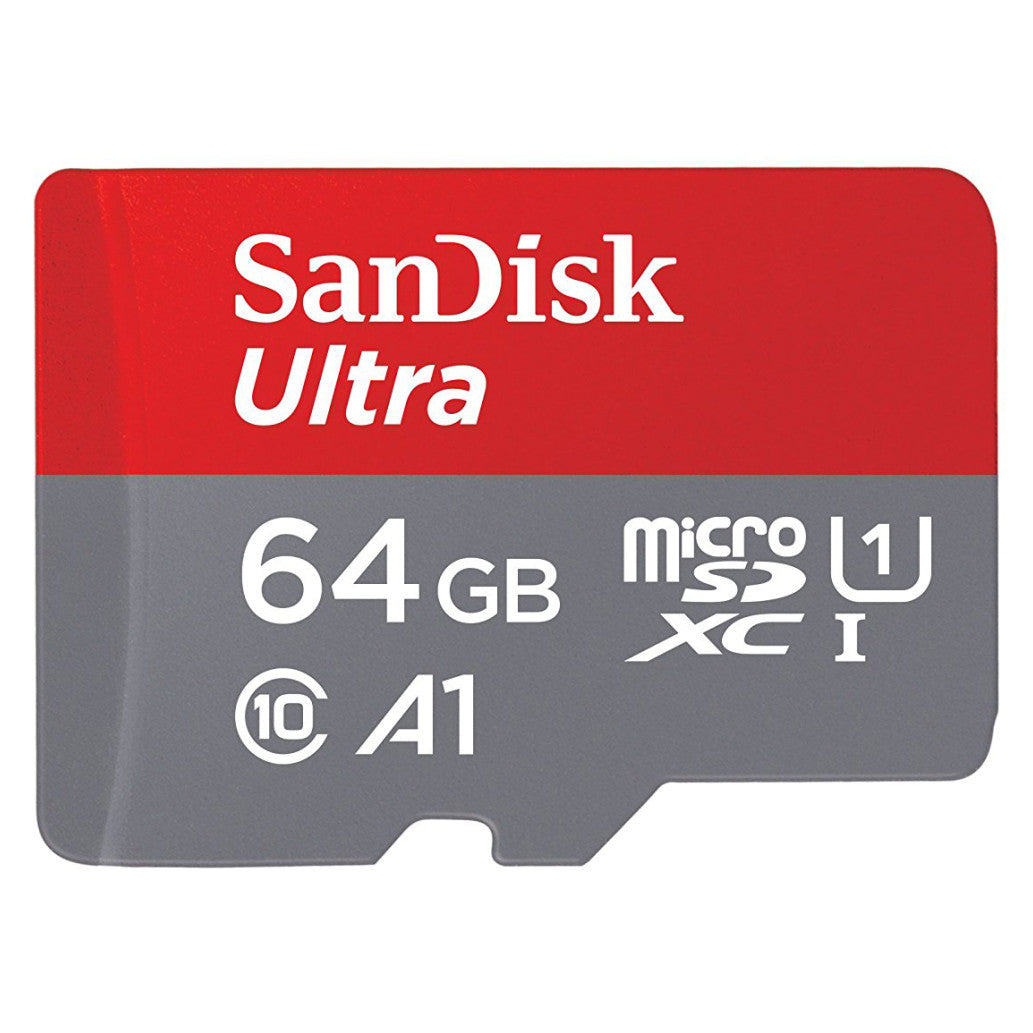 Spominska kartica microSDXC 64GB Sandisk Ultra 140MB/s/20MB/s U1 V10 UHS-I A1 +adapter (SDSQUAB-064G-GN6MA)
