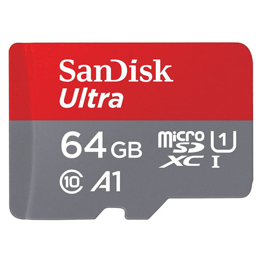 Spominska kartica microSDXC 64GB Sandisk Ultra 140MB/s/20MB/s U1 V10 UHS-I A1 +adapter (SDSQUAB-064G-GN6MA)