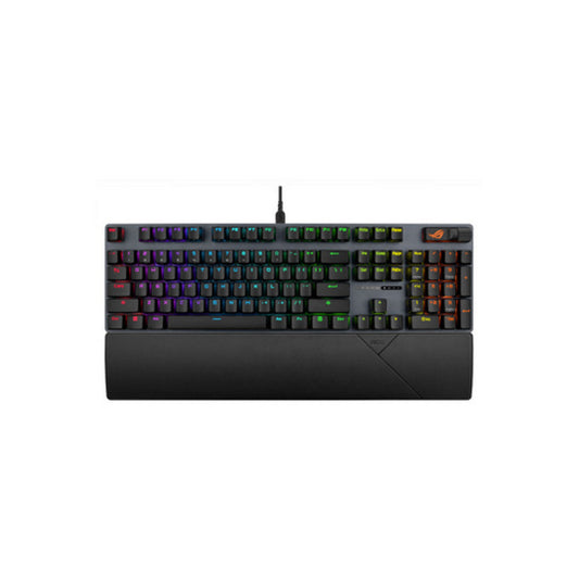 Gaming Tipkovnica Žična USB-C/A Asus ROG Strix Scope II X NX Snow V2 US | črna RGB (90MP03XF-BKUA20)