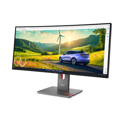 Monitor Lenovo 86,4 cm (34,0") P34WD-40 3440x1440 Curved 120Hz IPS 4ms HDMI DisplayPort DP Via USB-C USB-C 140W DP-Out  5xUSB3.2 2xUCB-C-Out HAS  DCI-P3-98% RJ45 KVM ThinkVision