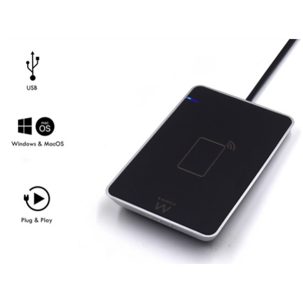 Čitalec pametnih in osebnih kartic NFC brezkontaktni Ewent EW1053