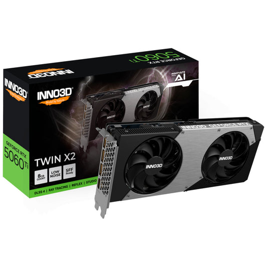 Grafična kartica nVidia RTX5060Ti Inno3D Twin X2 - 8GB GDDR7 (N506T2-08D7-193075N)
