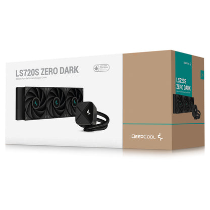 Vodno hlajenje DeepCool LS720S ZERO DARK - 360mm črna (32610254)