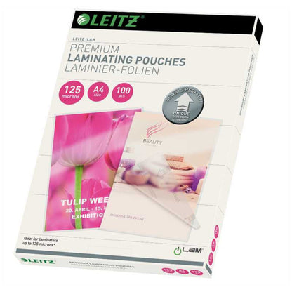 Žepki za plastificiranje leitz a4 125mic s smernimi puščicami 1/100 74810000