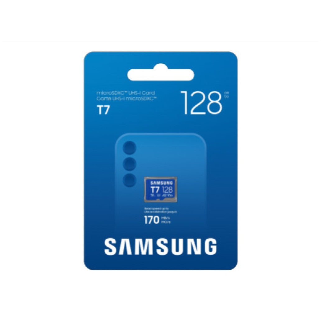 Spominska kartica microSDXC 128GB Samsung T7 170MB/s/U3 V30 UHS-I A2 (MB-MB128T/WW)