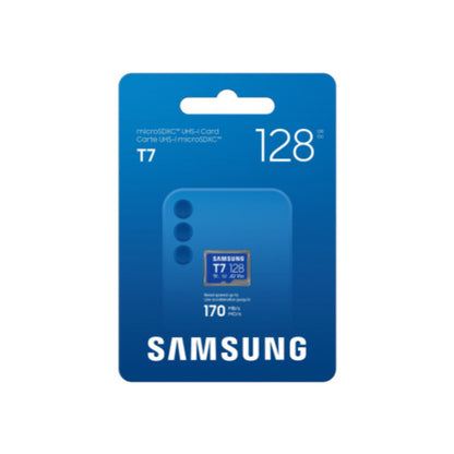 Spominska kartica microSDXC 128GB Samsung T7 170MB/s/U3 V30 UHS-I A2 (MB-MB128T/WW)