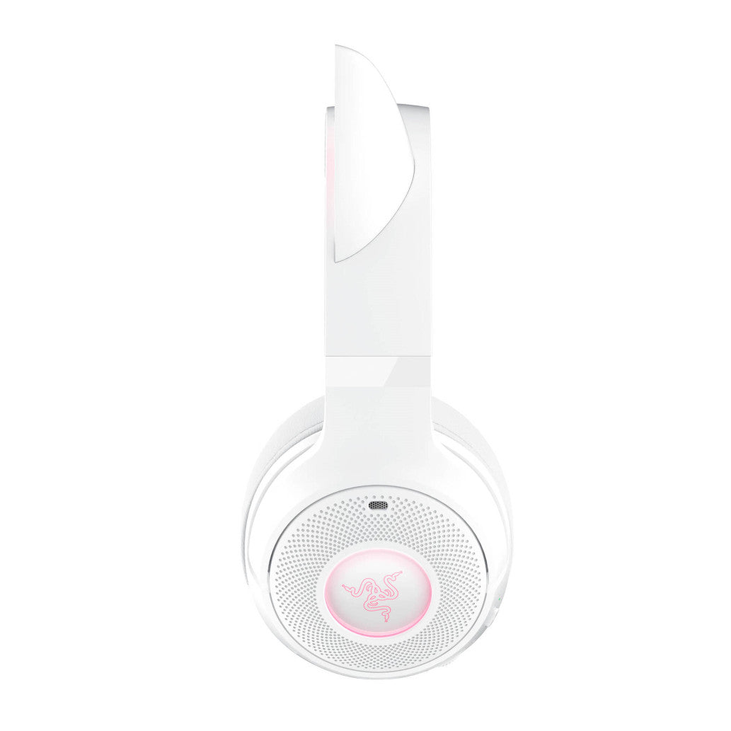 Slušalke brezžične Razer naglavne z mikrofonom BT Kraken Kitty V2 BT bele Gaming (RZ04-04860600-R3M1)