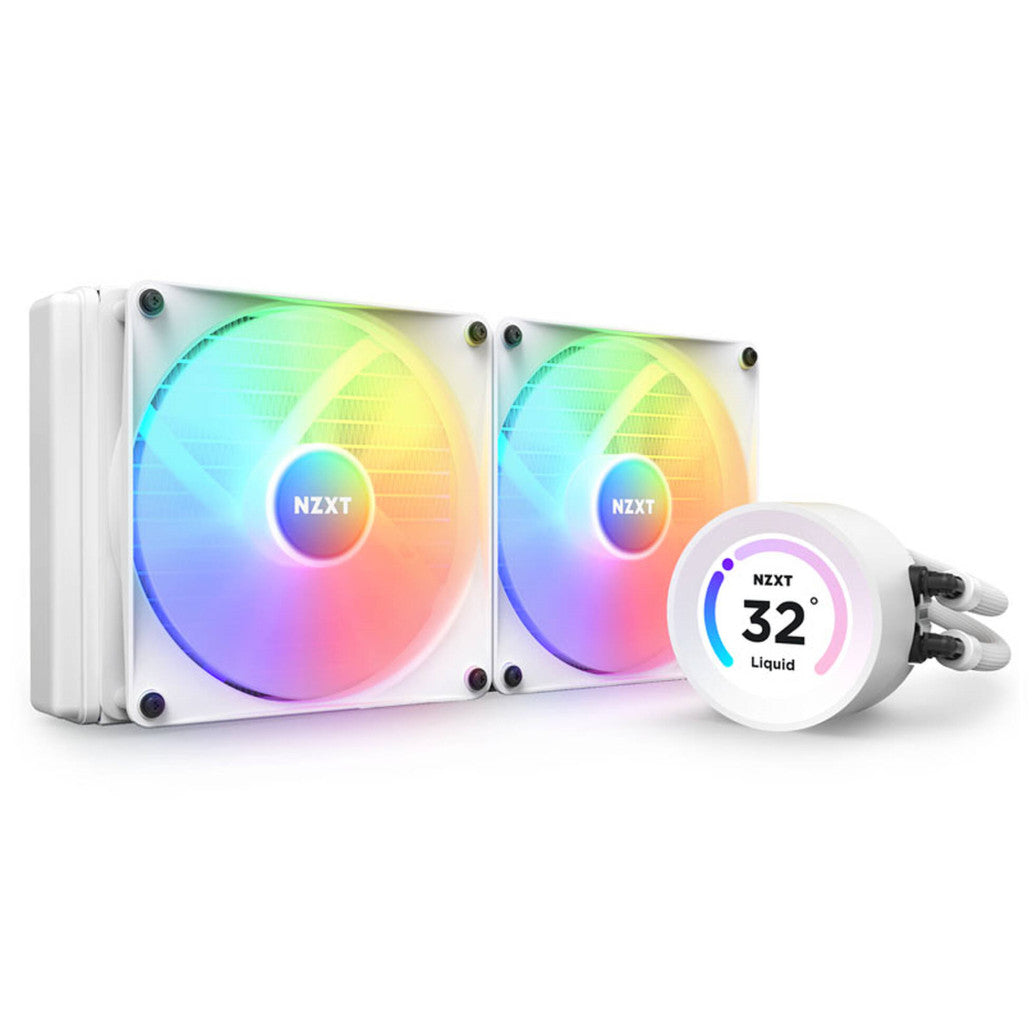 Vodno hlajenje NZXT Kraken Elite - 280mm RGB bela (RL-KR28E-W1)