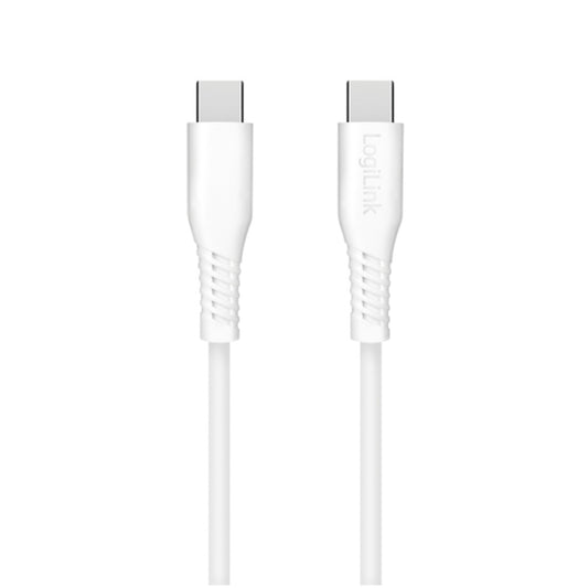 Kabel USB-C (m) => USB-C (m) 2.0 2,0m 60W 3A/20V 480Mbps bel LogiLink (CU0264)