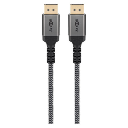 Kabel DisplayPort(m)=>DisplayPort(m) v1.4 2,00m 8K/60Hz pozlačeni konektorji črn Goobay (65265)