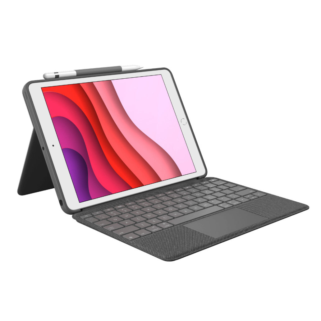 Ovitek za tablični računalnik 25,6cm (10,1") Logitech COMBO TOUCH, za iPad 10.2" (7., 8. in 9. gen.), SLO g.